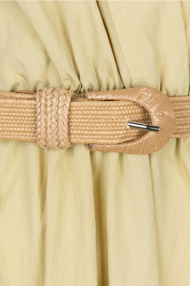 DRESS LONG WIDE HS25 05203 168 LIGHT SAND